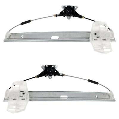 Rareelectrical - New Rear Left And Rear Right Window Regulator Compatible With Jeep Wrangler 70Th Anniversary 6 Cyl - Image 1