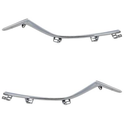 Rareelectrical - New Pair Of Grille Trim Compatible With Mazda 6 Gs 6 Sport 2014-2017 By Ma1214104 Ma1215104 - Image 1