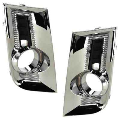 New Front Left And Front Right Fog Light Trim Compatible With Gmc Terrain Sle 6 Cyl 3.0L Terrain Slt