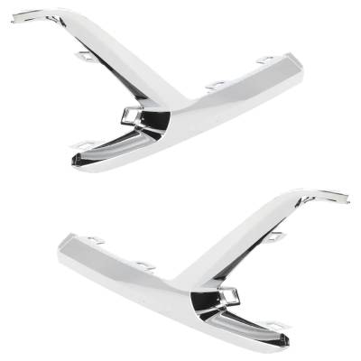 New Front Left And Front Right Fog Light Trim Compatible With Gmc Terrain Denali Terrain Slt