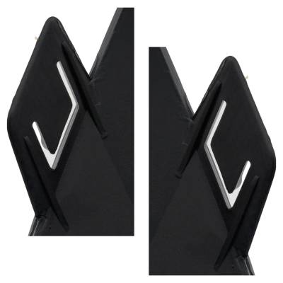 Rareelectrical - New Front Left And Front Right Fog Light Trim Compatible With Honda Civic Ex 4 Cyl 2.0L Civic Si 4 - Image 8