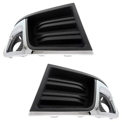 Rareelectrical - New Front Left And Front Right Fog Light Trim Compatible With Chevrolet Traverse Lt 2013-2017 By - Image 3