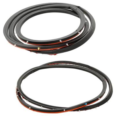 New Front Left And Front Right Glass Seal Compatible With Ford Focus Se Focus Titanium 2012-2018 By