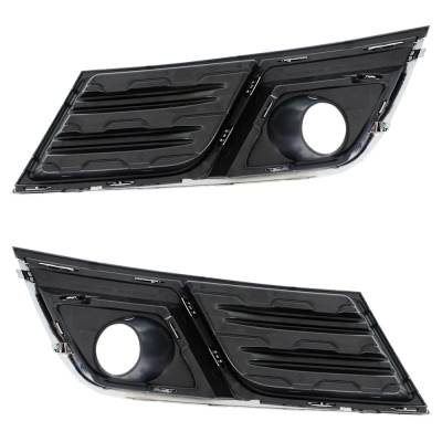 Rareelectrical - Front Left And Front Right Fog Light Trim Compatible With Chevrolet Traverse Lt 2013-2017 Gm1038148 - Image 5
