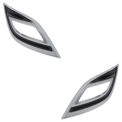 Rareelectrical - New Front Left And Front Right Fog Light Trim Compatible With Mazda Cx-9 Sport 6 Cyl 3.7L Cx-9 Gt 6 - Image 2