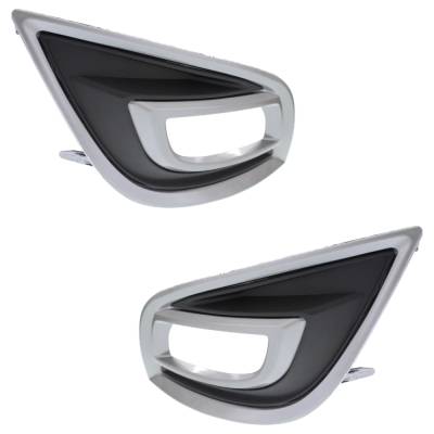 Rareelectrical - New Front Left And Front Right Fog Light Trim Compatible With Mazda Cx-9 Gs 6 Cyl 3.7L Cx-9 Touring - Image 3
