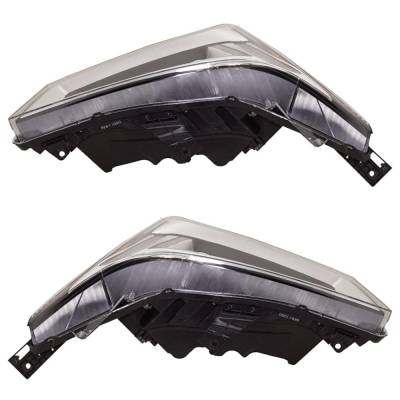 Rareelectrical - New Pair Of Led Headlights Compatible With Acura Mdx Sh Awd Sport Utility 4 Door 3.5L 2017 2018 2019 - Image 4
