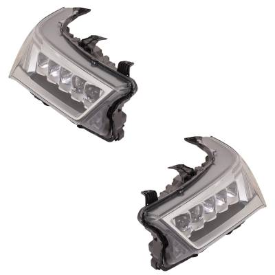 Rareelectrical - New Pair Of Led Headlights Compatible With Acura Mdx Sh Awd Sport Utility 4 Door 3.5L 2017 2018 2019 - Image 5