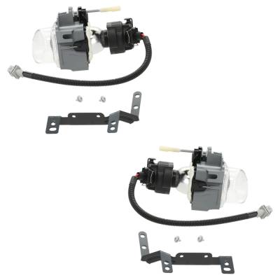 New Front Left And Front Right Fog Light Compatible With Volvo S60 R V70 R 5 Cyl 2.5L 2004-2007 By