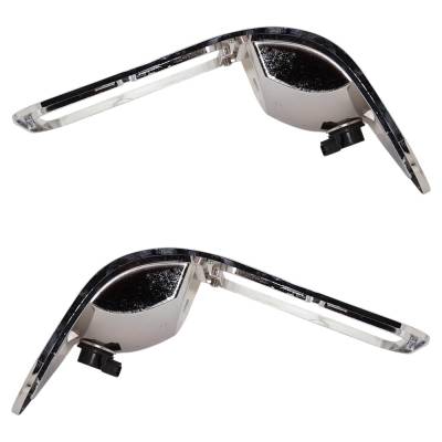 Rareelectrical - Headlight Bezel Pair With Parking Lights Compatible With 2000-2015 Ford F-650 F-750 Chrome Driver - Image 6