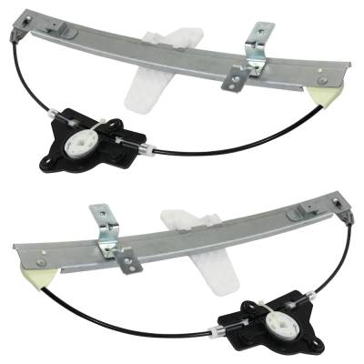 Rareelectrical - New Rear Left And Rear Right Window Regulator Compatible With Nissan Maxima Sl Maxima Se 2004-2008 - Image 2