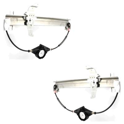 Rareelectrical - New Front Left And Front Right Window Regulator Compatible With Lincoln Town Car Cartier 8 Cyl 4.6L - Image 3