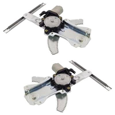 Rareelectrical - New Rear Left And Rear Right Window Regulator Compatible With Nissan Versa S Versa 1.6 2007-2011 By - Image 2