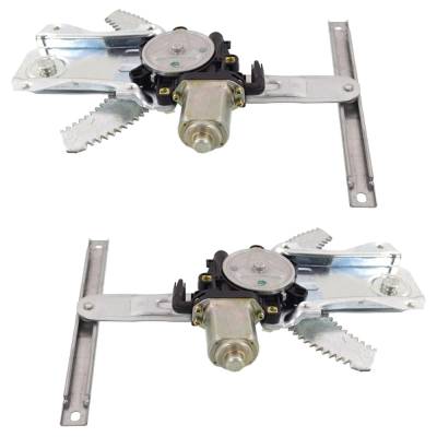 Rareelectrical - New Rear Left And Rear Right Window Regulator Compatible With Nissan Versa S Versa 1.6 2007-2011 By - Image 4