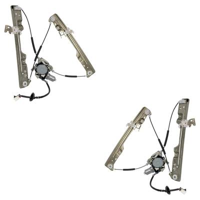 Rareelectrical - New Front Left And Front Right Window Regulator Compatible With Nissan Murano Se 6 Cyl 3.5L Murano - Image 3