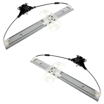Rareelectrical - Front Left And Front Right Window Regulator Compatible With Jeep Wrangler Unlimited Sport 6 Cyl 3.8L - Image 3