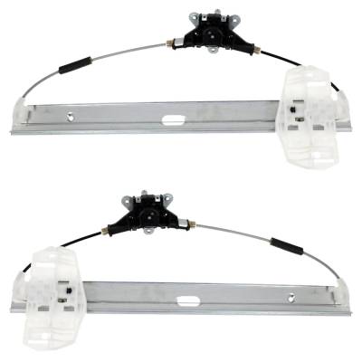 Rareelectrical - New Rear Left And Rear Right Window Regulator Compatible With Jeep Wrangler Unlimited Sahara 6 Cyl - Image 4