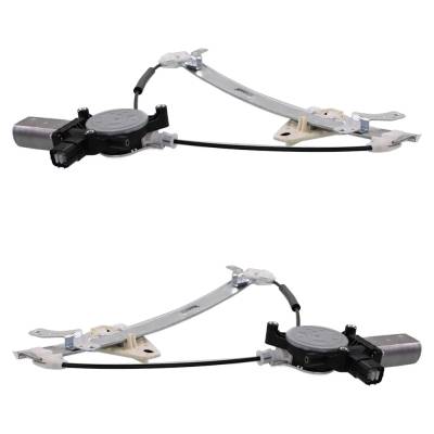Rareelectrical - New Front Left And Front Right Window Regulator Compatible With Acura Tsx Base 4 Cyl 2.4L 2004-2008 - Image 3