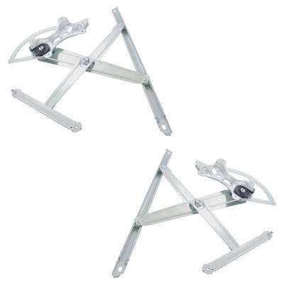 Rareelectrical - New Front Left And Front Right Window Regulator Compatible With Toyota Sienna Base 4 Cyl 2.7L Sienna - Image 2