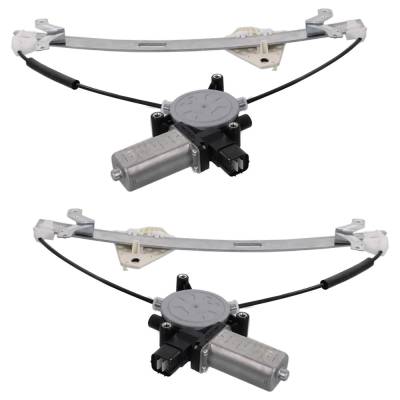 Rareelectrical - Front Left And Front Right Window Regulator Compatible With Acura Tsx Base 4 Cyl 2.4L 2004-2008 By - Image 5