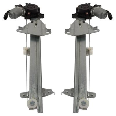 Rareelectrical - New Front Left And Front Right Window Regulator Compatible With Honda Civic Ex Civic Ex-L 2016-2020 - Image 6