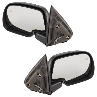 Rareelectrical - New Pair Of Mirror Compatible With Chevrolet Gmc Sierra 1500 Ht 6 Cyl 4.3L Sierra 3500 Sle 8 Cyl - Image 5