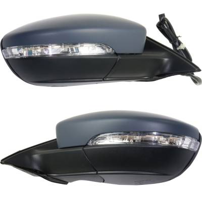 Rareelectrical - New Pair Of Mirror Compatible With Volkswagen Passat Se R-Line Wolfsburg Edition Highline Sel - Image 2
