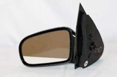 Left Driver Side Manual Door Mirror Compatible With 1995-2002 Chevrolet Cavalier 2.2L 2.4L I4 Sedan