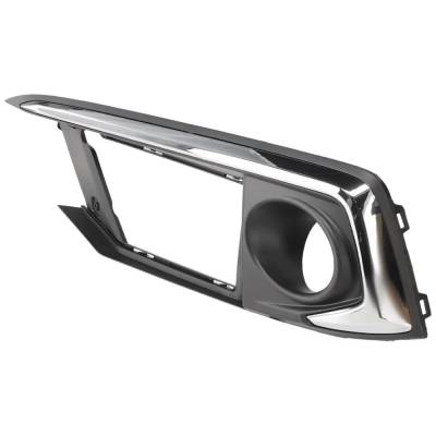 Rareelectrical - New Left Front Fog Light Trim Compatible With Honda Civic Ex 4 Cyl 1.5L Civic Lx 4 Cyl 1.5L Ex-L - Image 2