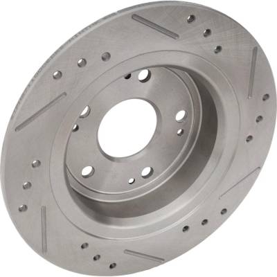 Rareelectrical - New Solid Brake Disc Compatible With Acura Honda Accord Sport 4 Cyl 2.4L Accord Sport 4 Cyl 1.5L - Image 2