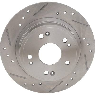 Rareelectrical - New Solid Brake Disc Compatible With Acura Honda Accord Sport 4 Cyl 2.4L Accord Sport 4 Cyl 1.5L - Image 3