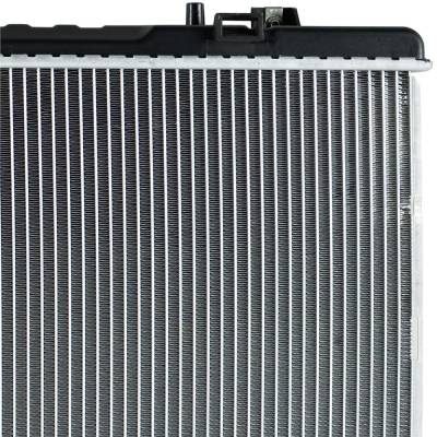 Rareelectrical - Radiator Compatible With 2008-2009 Pontiac G8 3.6L V6 Sedan Automatic Downflow 26Mm Plastic Aluminum - Image 3