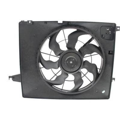 Rareelectrical - New Radiator Cooling Fan Assembly Compatible With Hyundai Kia Santa Fe Sport Se 4 Cyl 2.4L Santa Fe - Image 5