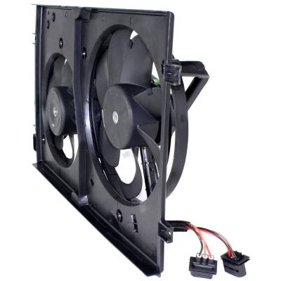 Rareelectrical - New Single Cooling Fan Assembly Compatible With Audi Volkswagen Jetta Gls 4 Cyl 1.8L Golf Gls 4 Cyl - Image 2