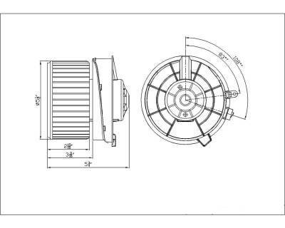 New Front Hvac Blower Motor Compatible With 2008-2011 Nissan Rogue 27225-Et10a 27225Et10a Direct Fit