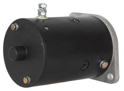 Rareelectrical - 12V Snow Plow Motor Compatible With Fisher Western Unimount Hydraulic Pump Lift Cw Slotted Shaft - Image 2