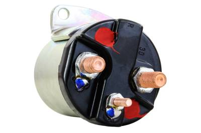 New Starter Solenoid Full Length Stud Compatible With 1965-1988 Harley-Davidson Big Twin Fl Flh Fx