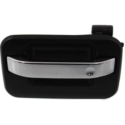 Rear Driver Side Exterior Door Handle Compatible With 2004-2014 Ford F-150 Chrome Lever With Primed
