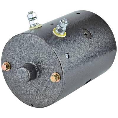 Rareelectrical - 12V Snow Plow Motor Compatible With Fisher Western Snow Plows Cw Insulated Ground 4 Field Coils - Image 2