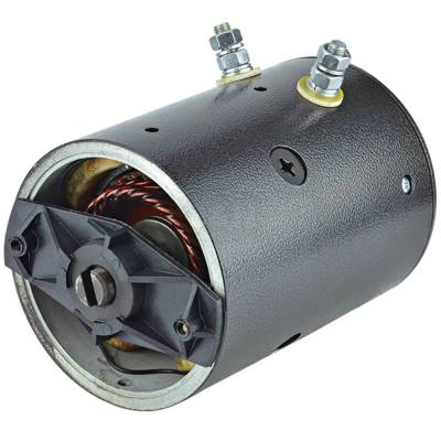 Rareelectrical - 12V Snow Plow Motor Compatible With Fisher Western Snow Plows Cw Insulated Ground 4 Field Coils - Image 4