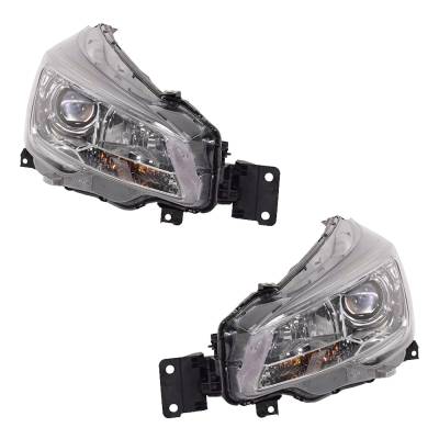 Rareelectrical - New Pair Of Headlights Compatible With Subaru Ascent Base Premium Sport Utility 4-Door 2019 2020 By - Image 2