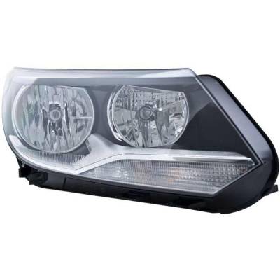 Rareelectrical - Headlight Compatible With 2012-2013 Volkswagen Tiguan 2.0L I4 Ea888 Right Passenger Side Halogen - Image 3