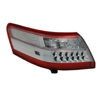 Left Driver Outer Tail Light Compatible With Toyota Camry Hybrid 2010 2011 2.4L 2Az-Fxe L4 Dohc Le