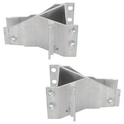 Rareelectrical - New Front Left And Front Right Bumper Bracket Compatible With Bmw 740I Base 6 Cyl 3.0L M550i Xdrive - Image 2