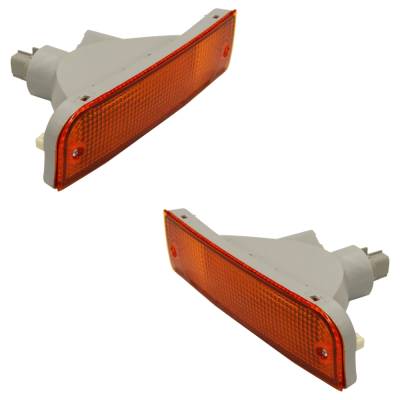 Rareelectrical - Front Turn Signal Light Set Compatible With 1992-1995 Toyota 4Runner Sr5 3.0L V6 (92-95) 4Runner Sr5 - Image 3