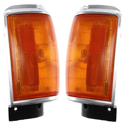 Rareelectrical - Pair Corner Lights Compatible With 1984-1986 Toyota Pickup Sr5 Turbo 2.4L (85-86) 4Runner Sr5 2.4L - Image 3