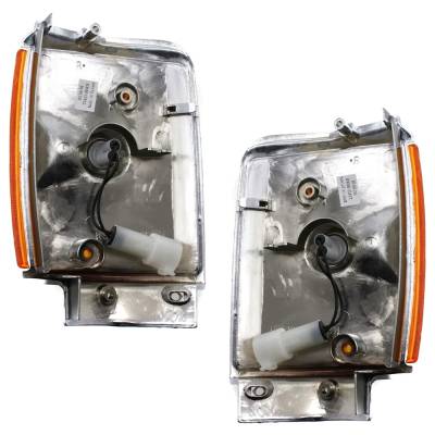 Rareelectrical - Pair Corner Lights Compatible With 1984-1986 Toyota 4Runner Sr5 2.4L (84-86) Pickup Sr5 2.4L (84-86) - Image 4