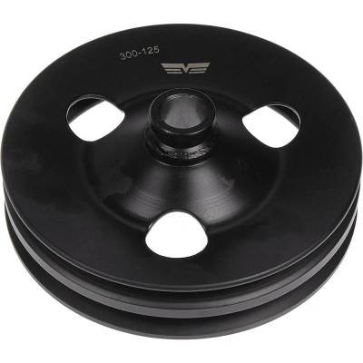 Rareelectrical - New Metal Power Steering Pump Pulley Compatible With Buick Chevrolet Oldsmobile Electra Estate Wagon - Image 2