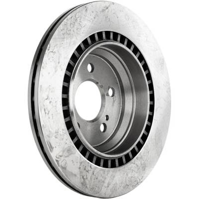 Rareelectrical - New Vented Brake Disc Compatible With Mercedes Benz Cl550 Base 8 Cyl 5.5L S400 Hybrid 6 Cyl 3.5L - Image 6