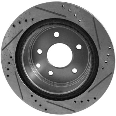 Rareelectrical - New Solid Brake Disc Compatible With Infiniti Nissan 350Z Enthusiast 6 Cyl 3.5L X-Trail Le 4 Cyl - Image 3
